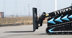 Mini Skid Steer Pallet Fork Hay Spear Frame 1000mm – Ft TYPHON STOMP X1300 & 509