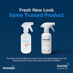 Anasept Wound Cleanser 12 oz. Spray Bottle, 2 Pack