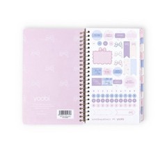 Love Shack Fancy X Target Yoobi Planner 5”x8”Everblooming Rosettes Ballet Bloom