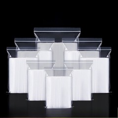 100-400 PCS Strong 2 Mil Clear Reclosable Zip Plastic Lock Bags Poly Zipper UL