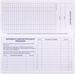 24 PCS Check Registers for Personal Checkbook, Easy to Read Checkbook Register