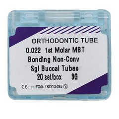 80pcs Dental Orthodontic Buccal Tubes 1st 2nd Molar Roth MBT 022 3G ortodoncia