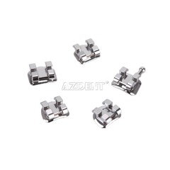 Dental Orthodontic Brackets Brace Mini Roth MBT Slot 022/018 Hooks 345 Mesh Base