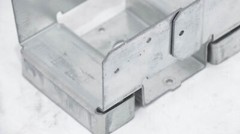 10PCS 4×6 Post Base for Concrete Heavy Duty w/ 1-inch Standoff for Pergola/Patio