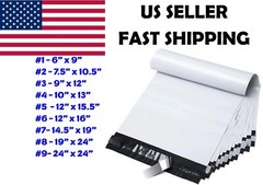 Pick Size Poly Mailers Shipping Envelopes Self Sealing Plastic Mailing Bags
