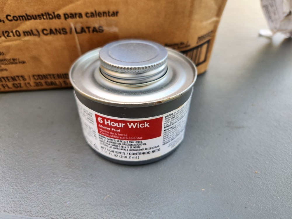 (24 Pk) Gordon Choice 6 Hour Wick Chafer Fuel, 206692, 7.11 fl oz