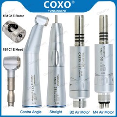 US COXO Dental Contra Angle Handpiece LED Slow Speed Straight 1:1 10:1 1:5 20:1