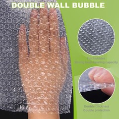 High-PQ Bubble Pouches Wrap, Clear Not Self-Seal 100PCS-6x10Inches,