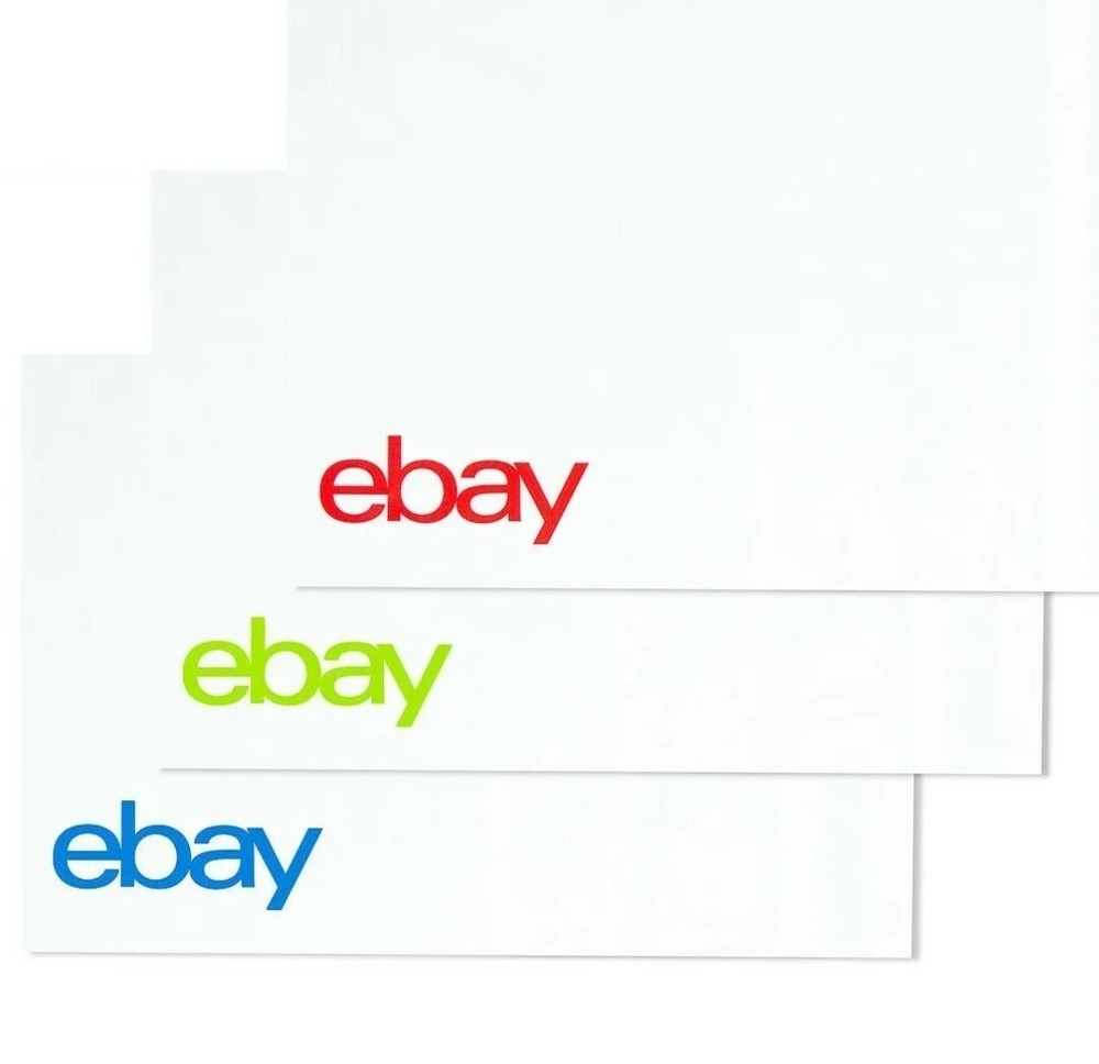 100 pcs Ebay Brand 9″ x 11.5″ Plastic Bag w/Logo, Polymailer, No padding,New