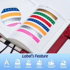 Compatible DYMO Embossing Label Maker with 5 DYMO Label Tapes | Organizer Xpress