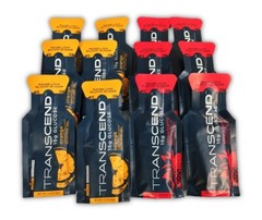 Transcend Glucose Energy Gels for Diabetes – Mixed Flavors, Orange & Strawberry