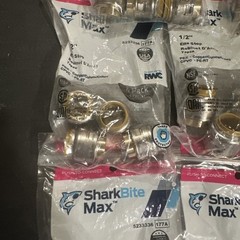 32 Sharkbite Max Push To Connect 1/2” End Stop New Sealed (384)