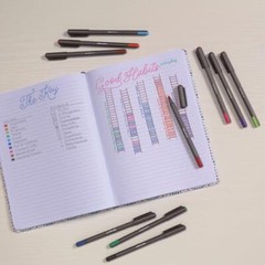 Pentonic Premium Ball Point Pen 1.0 mm Medium Point, 10-Count, Assorted