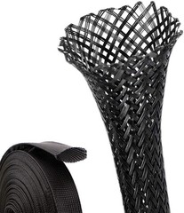 10-100FT Expandable Braided Cable Sleeve PET Wire Loom Organizer Cord Management