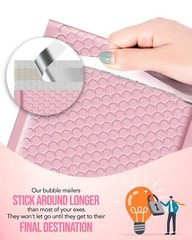 GSSUSA Bubble Mailers 6×10 Inches 100 Pack Size 6×9” Bubble Mailer Envelop