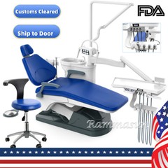 TJ2688 A1 Dental Chair Unit,with Suction & Water System LED Light, 3-Way Syring