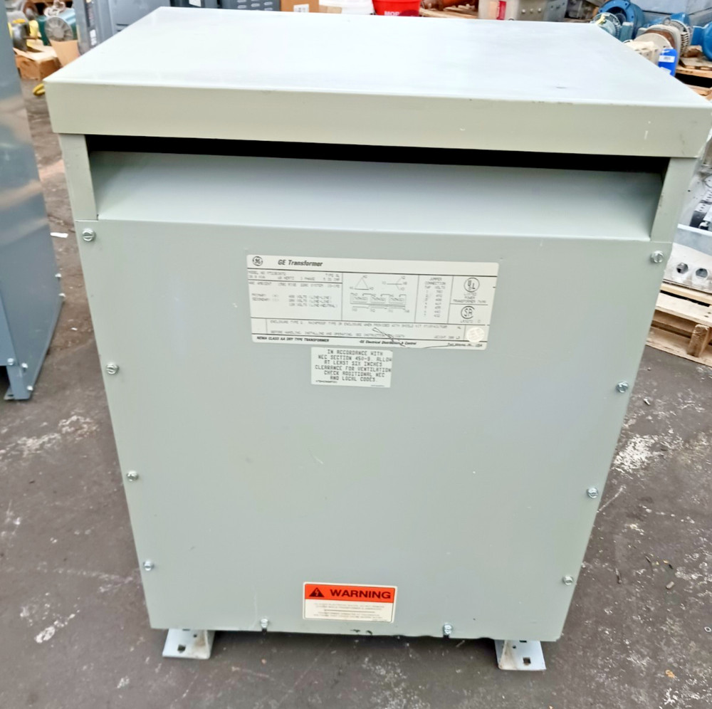 GE 30 Kva 3 Phase Transformer 480 ▲ HV 208 120 LV Wye 9T23B3872