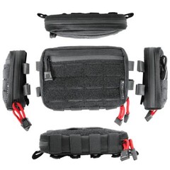 Front Admin Pouch for Plate Carrier, Padded Multi Pocket Molle
