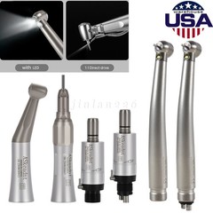 ASkeadnt Dental E-generator LED High Speed/Low Speed Handpiece Kit 2Hole/4Hole