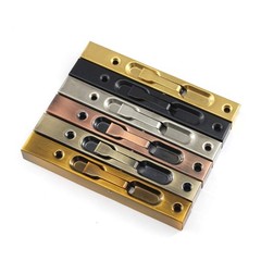 6 Inch Stainless Steel Slide Door Latch Bolt Black Flush Bolt with Screws for…