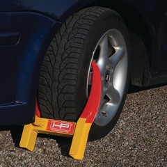 Parking claw steel, powdered L425xW285xH110mm 3.28kg red/yellow SB packaging