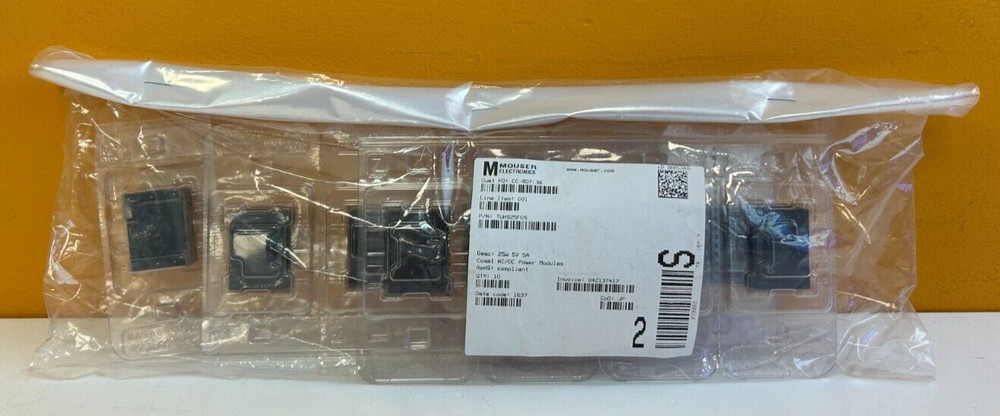 Cosel TUHS25F05 (Lot/10) 25 W, 5 V, 5 A, Encapsulated AC/DC Power Modules. New!