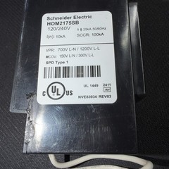 Square D HOM2175SB Homeline AC Power Surge Protector Surgebreaker 22.5ka