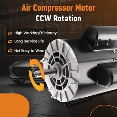 3.7 HP Air Compressor Electric Motor Single Phase For General Equipment 3450 RPM
