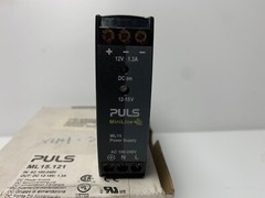 NEW! Puls Ml15.121 Dc Power Supply, 100/240V Ac, 12/15V Dc, 15W, 1.3A, Din Rail