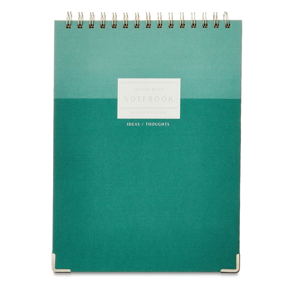 Pen+Gear Brand Green Top Spiral Journal, 8″ x 10.75″,80 free ship