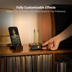 Fosi Audio Colorful Music Rhythm Light Bar Audio Spectrum Analyzer Display RGB