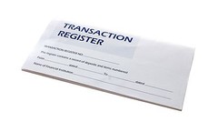 10 CHECKBOOK TRANSACTION REGISTER CALENDAR 2023-2024-2025 CHECK BOOK TOP QUALITY