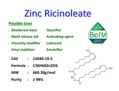 Zinc ricinoleate, CAS 13040-19-2