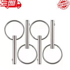 Small Quick Release Pin 3/16″ Stainless Steel Bimini Top Marine Hardware 4 Pack