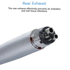 NSK Style Dental Surgical High Speed Handpiece 45 Degree 4 Hole 3 Water Spray
