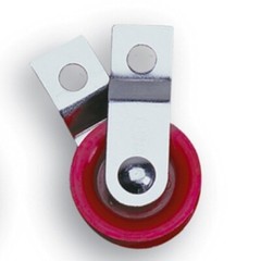 10 1-3/4″ Red Fiberglass Reinforced Nylon Pulleys with Split Bracket