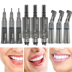 Dental Slow Speed Handpiece Contra Angle/Straight /Air Motor 4Hole NSK Style NEW