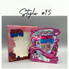 3.5g Custom Mylar Bags with Box Smell Proof Packaging Mix Match Wholesale