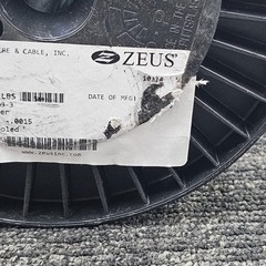 Zeus 228166 3.41 lbs ECRFE Drawn Fiber Spool HALAR