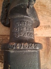 Tri Flow Auger Pilot Bit Carbide Hardface Cat Pengo Fluted 153-4093 NOS