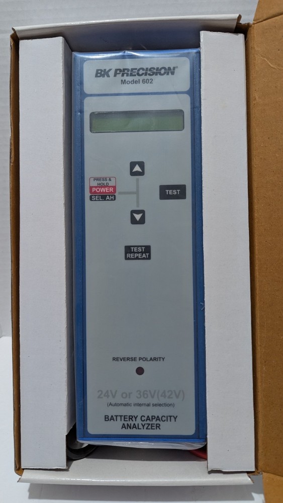 BK Precision 602 SLA Battery Capacity Analyzer 24V & 36V (42V). NEW