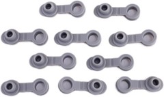 10Pcs Universal Silicone Sealing Bottle St Hole Grommets Sper Lids