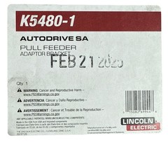 Lincoln Electric K5480-1 AUTODRIVE SA PULL FEEDER Adaptor Bracket
