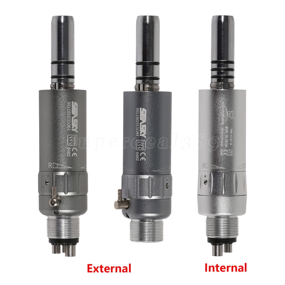 NSK Style Dental Low Air Motor Handpiece E-type 2/4Hole External/Inner Water ns