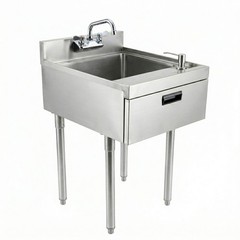 22 in. x 18 in. Underbar Hand Sink with Soap and Towel Dispenser