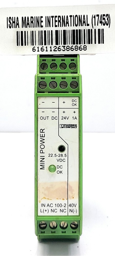 Phoenix Contact MINI-PS-100-240AC/24DC/1 Power Supply
