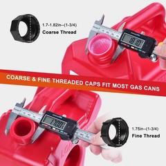 Gas Can Spout Replacement Kit Gas Can Nozzle Replacement (2 Kit 2 Kit White
