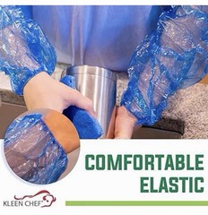 Disposable Plastic Arm Sleeves 100 per pack (17 Packs available)