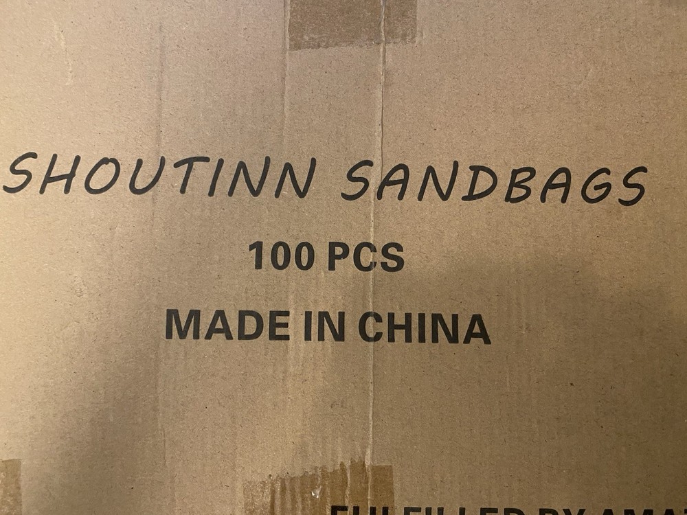 100 Count Poly Sandbags Brand New In Box!!!