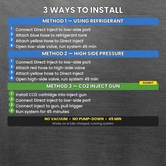 ENVIRO-SAFE AC Stop Leak with UV Dye for R410a, R22, R32 and R134a | Seal and